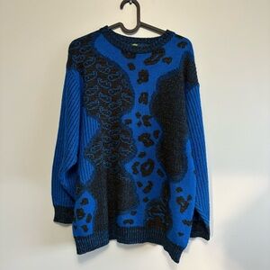 Maggie Jana Vintage 80’s Style Knit Sweatshirt